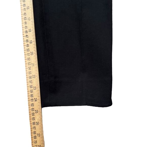 Talbots Pants Women's 10p Pet Black Chatham Ankle Side Zip Taper Leg Split Hem - Picture 10 of 11